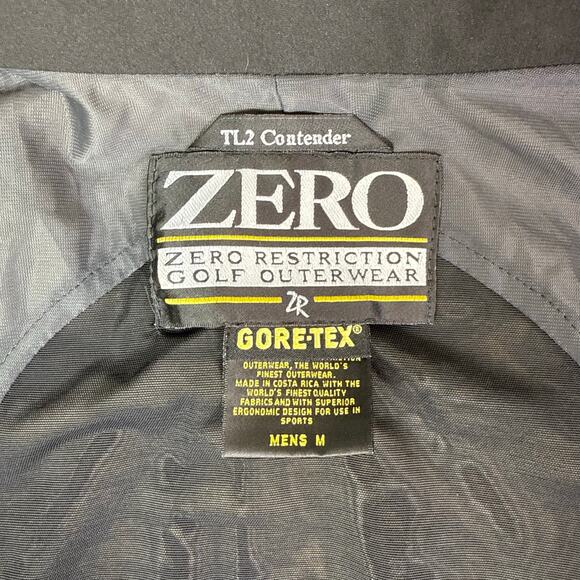 Zero Restriction Gore-Tex Golf Jacket Men Size M Full Zip TL2 Outerwear - Picture 4 of 9